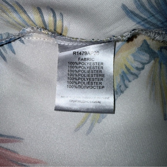 Molly Bracken Premium Bird Print Sleeveless Swing Top Tank Sz S - Picture 5 of 12